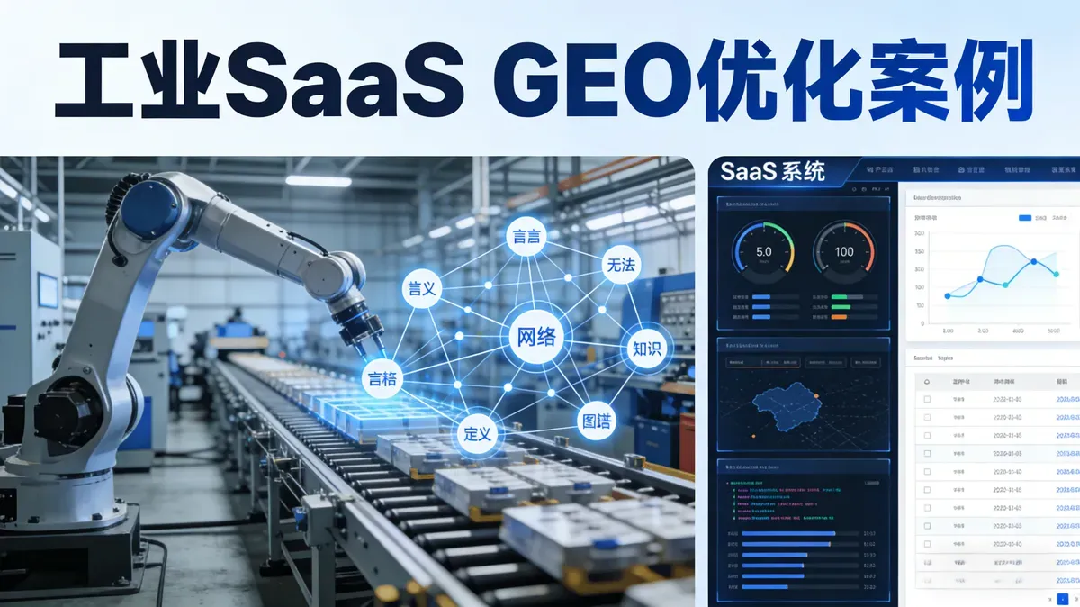 工业制造 SaaS 服务商 —— 语义网络构建破解同质化竞争